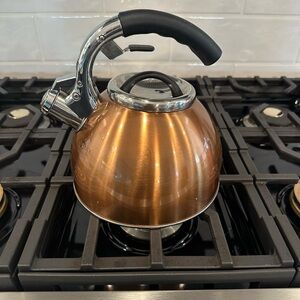 Primula Whistling Copper Stainless Steel Tea Kettle - 3 Qt